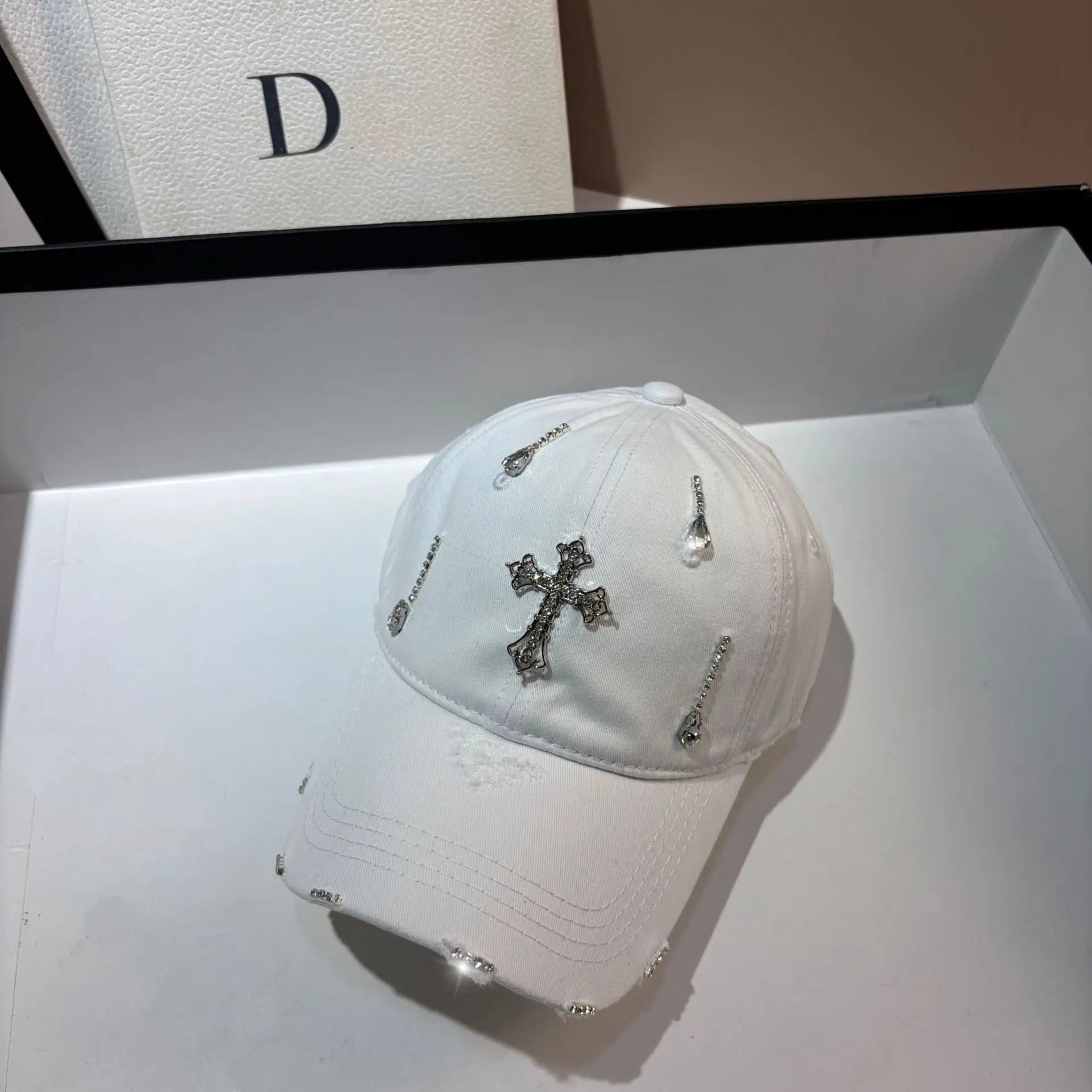 Fashion Rhinestone Cross Baseball