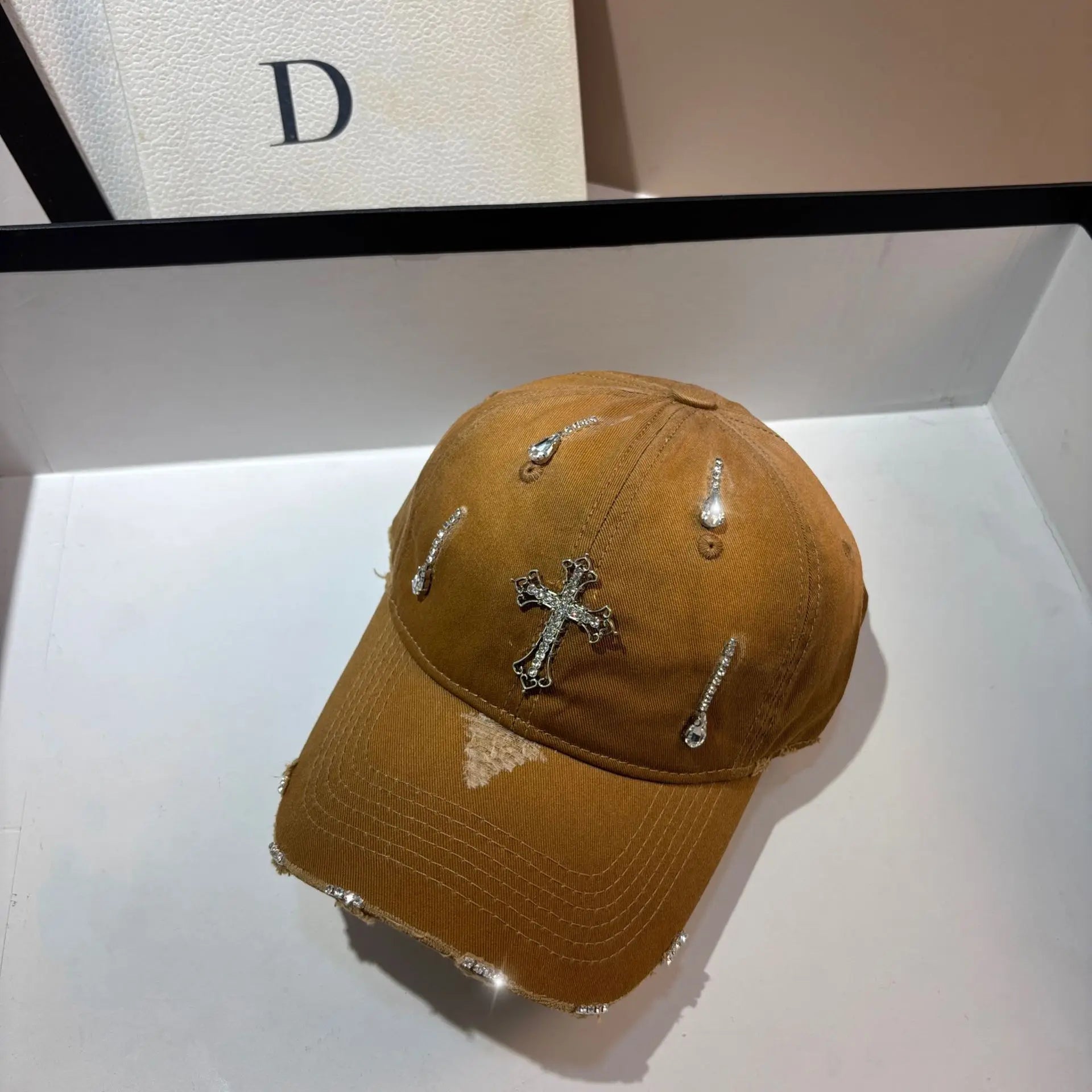 Fashion Rhinestone Cross Baseball