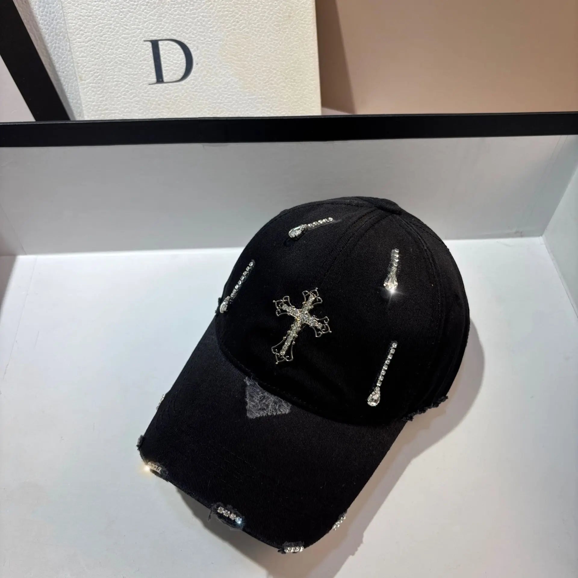 Fashion Rhinestone Cross Baseball