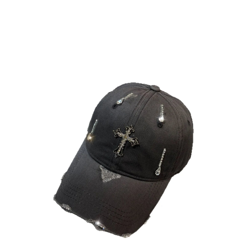 Fashion Rhinestone Cross Baseball