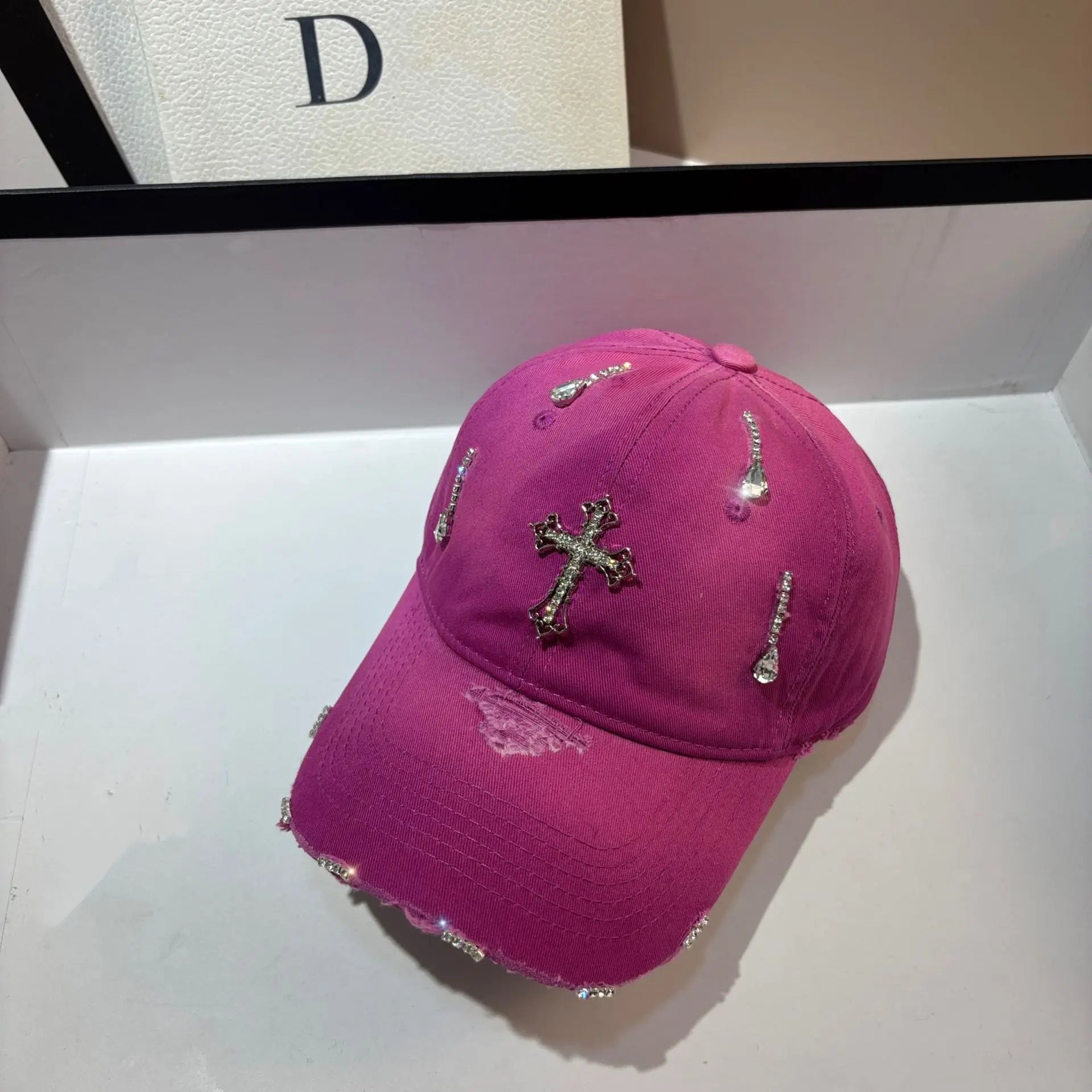 Fashion Rhinestone Cross Baseball