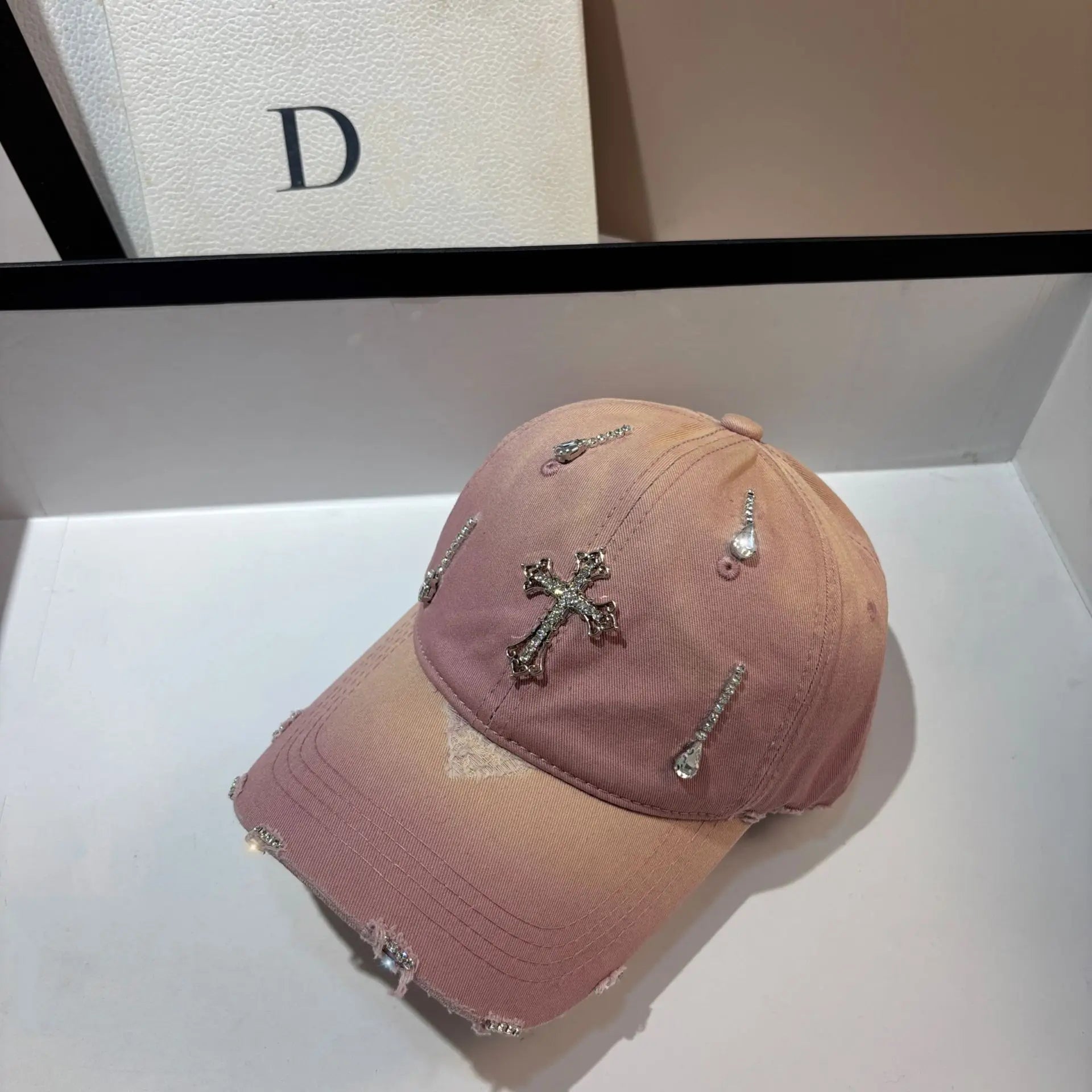 Fashion Rhinestone Cross Baseball